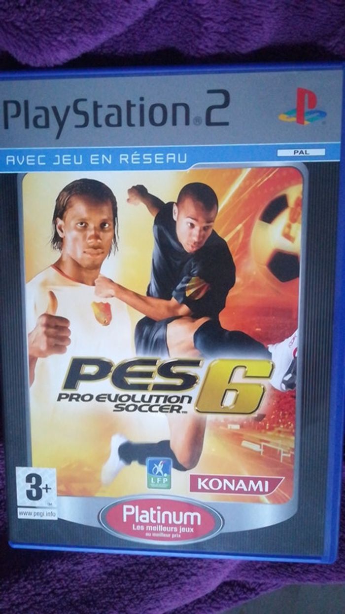 Jeu Pro Évolution Soccer (PES) 6 PS2