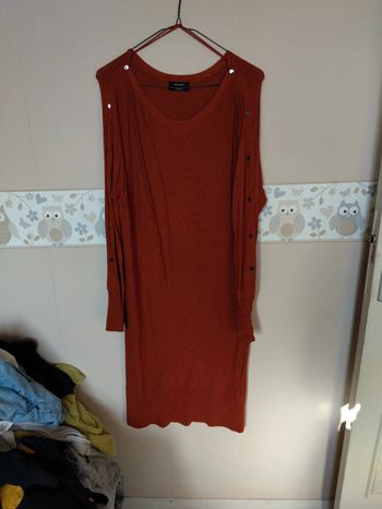 Robe longue couleur rouille 🦸