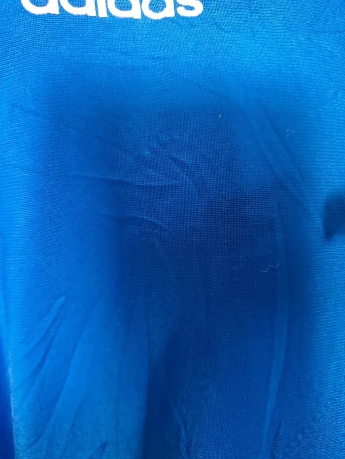 Veste Adidas vintage zippée – Taille L – Bleu/Noir – 2005 - brodé (573) - photo numéro 16