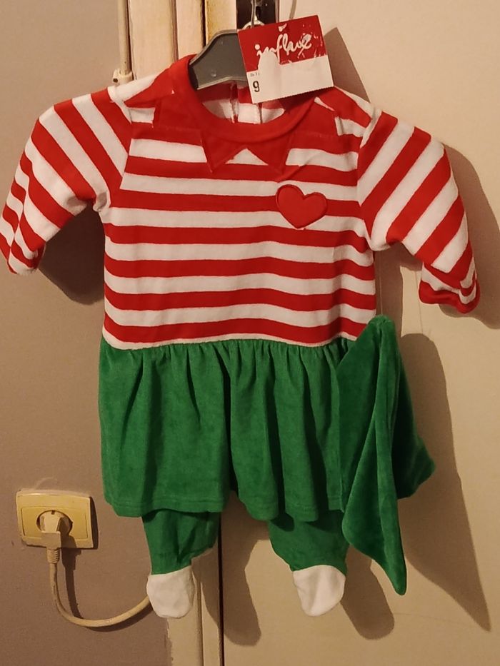 Pyjama lutin taille 9 mois neuf - photo numéro 2