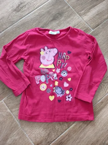 T-shirt manches longues Peppa pig