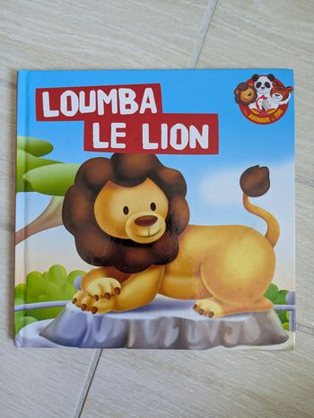 Livre loumba le lion les animaux du zoo