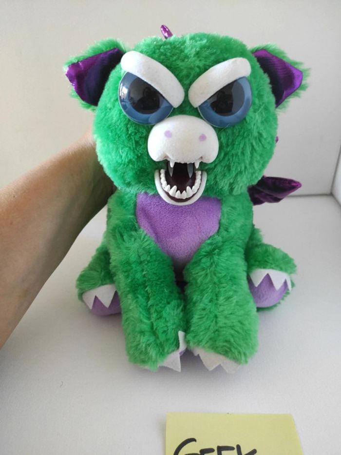 Plush peluche feisty pets dragon  Ferdinand flamefart - photo numéro 10