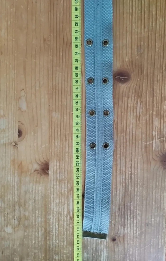 Ceinture en toile grise unisexe – Robuste & Stylée – TBE - photo numéro 8
