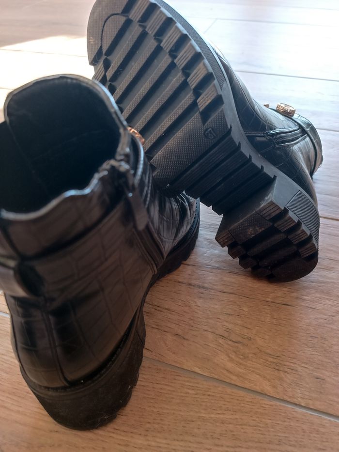 Bottines noires T37 - photo numéro 8
