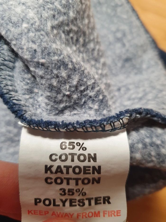 Sweat à capuche marine TQF 5 ans - photo numéro 5