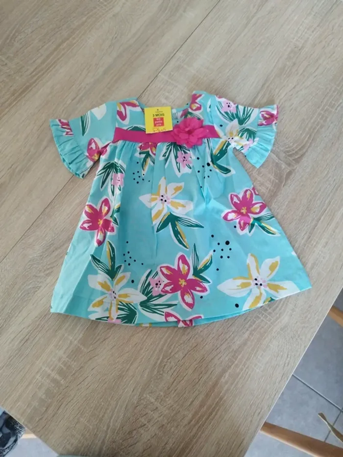 Robe d'été manches courtes bébé - photo numéro 2