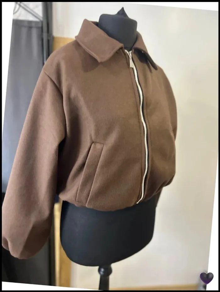 veste femme marron choco neuf blouson léger taille M taille S taille L lot femme - photo numéro 6