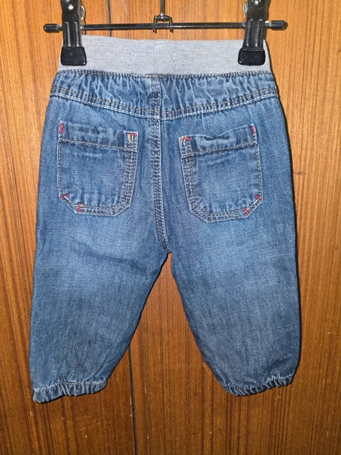 Jean bébé garçon In Extenso – taille élastique - photo numéro 2