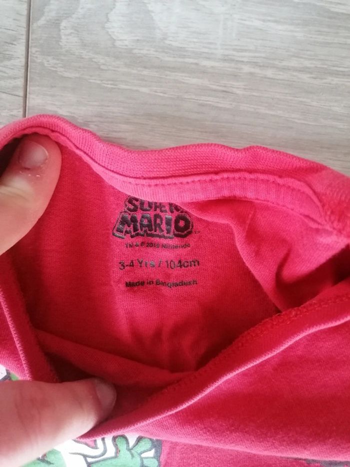T-shirt super Mario taille 3-4 ans - photo numéro 2