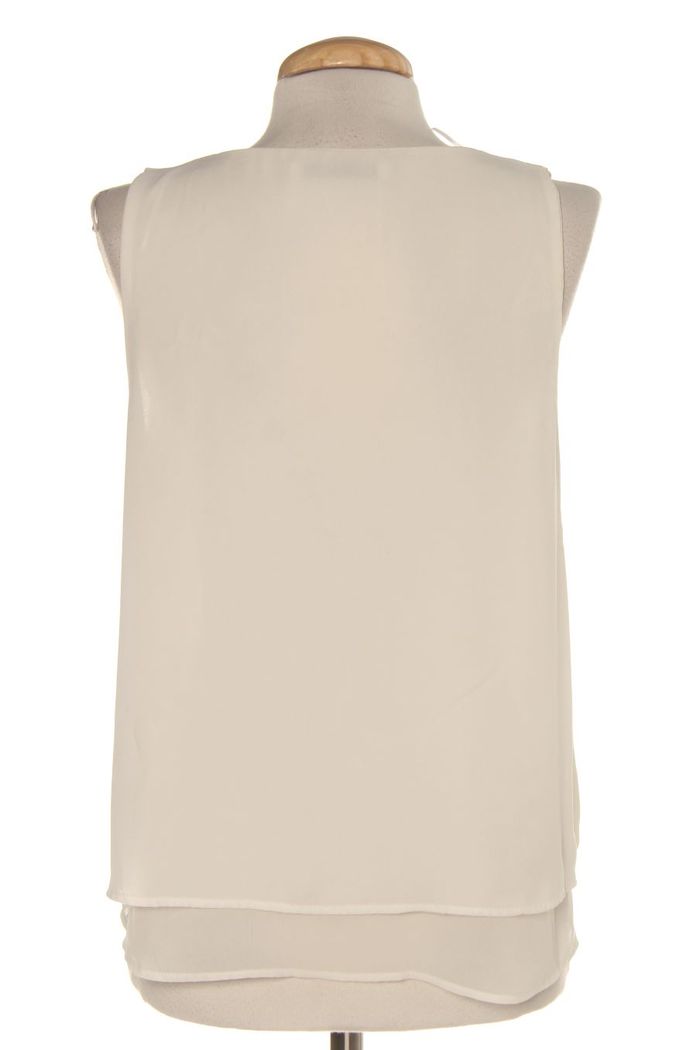 Top blanc Zara taille XS - photo numéro 2