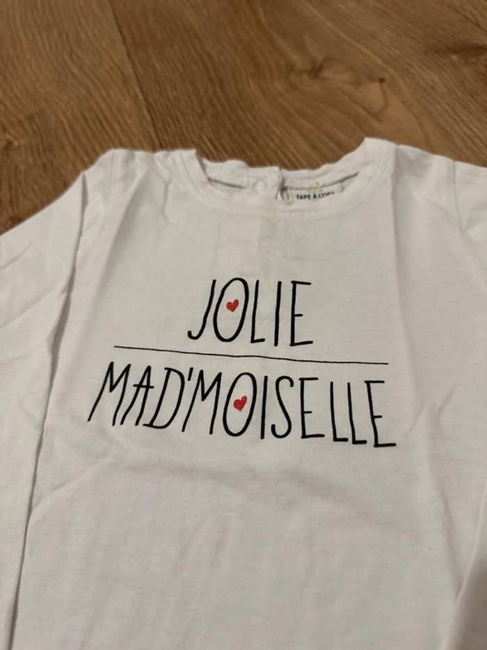 T-shirt à message 18 mois - photo numéro 2