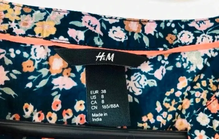 Chemisier tunique bleu femme H&M - photo numéro 4