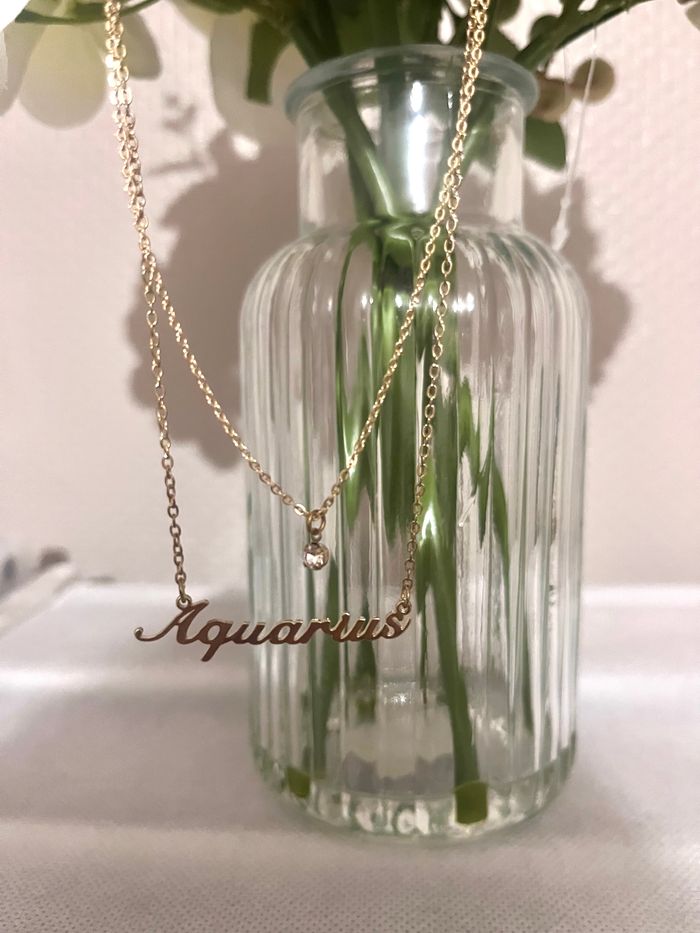 Collier Doré Aquarius - photo numéro 2
