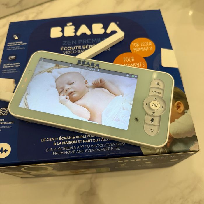 Moniteur parent écran de babyphone Béaba Zen Premium. Vendu seul. - photo numéro 2