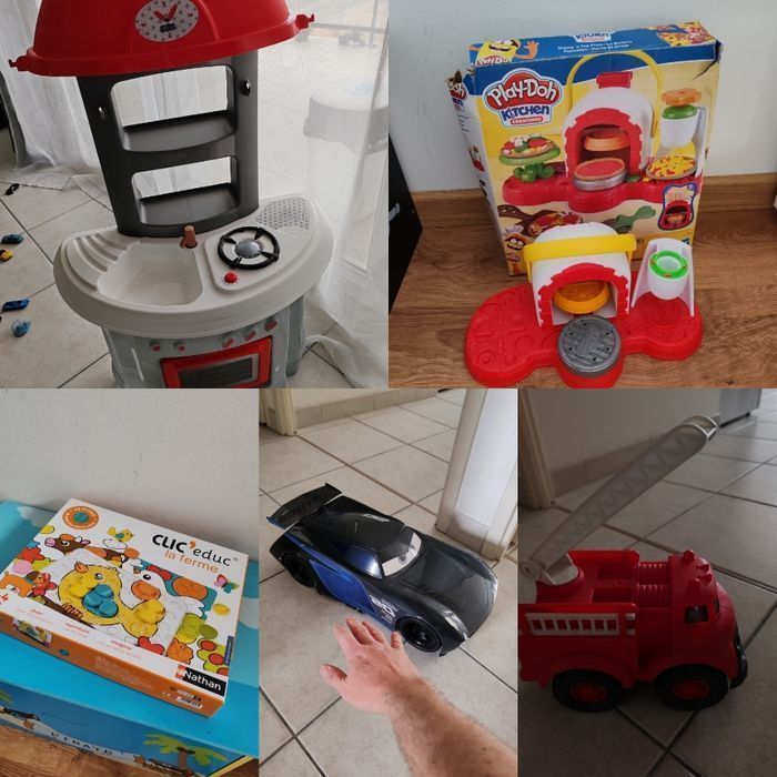 Gros lot de jouets divers - 5 sacs + dînette - photo numéro 7