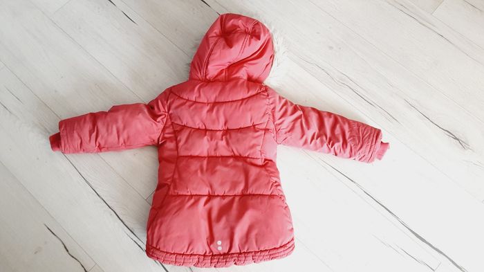 Vêtement fille manteau rose à capuche Okaïdi 3 ans - photo numéro 2