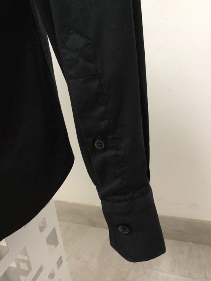 Chemise noire homme Zara - photo numéro 4