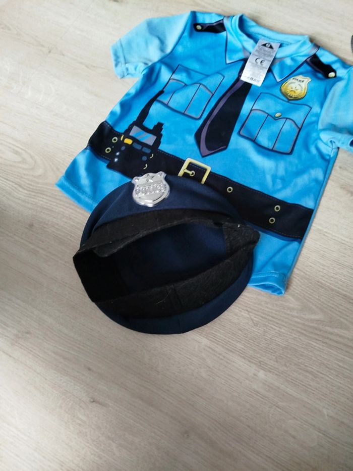 Costume déguisement policier 4-6 ans - photo numéro 7