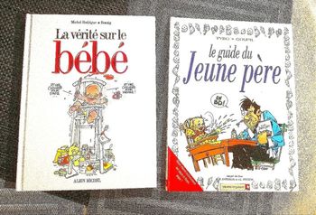 2 Albums La vérité sur le bébé & guide du jeune père