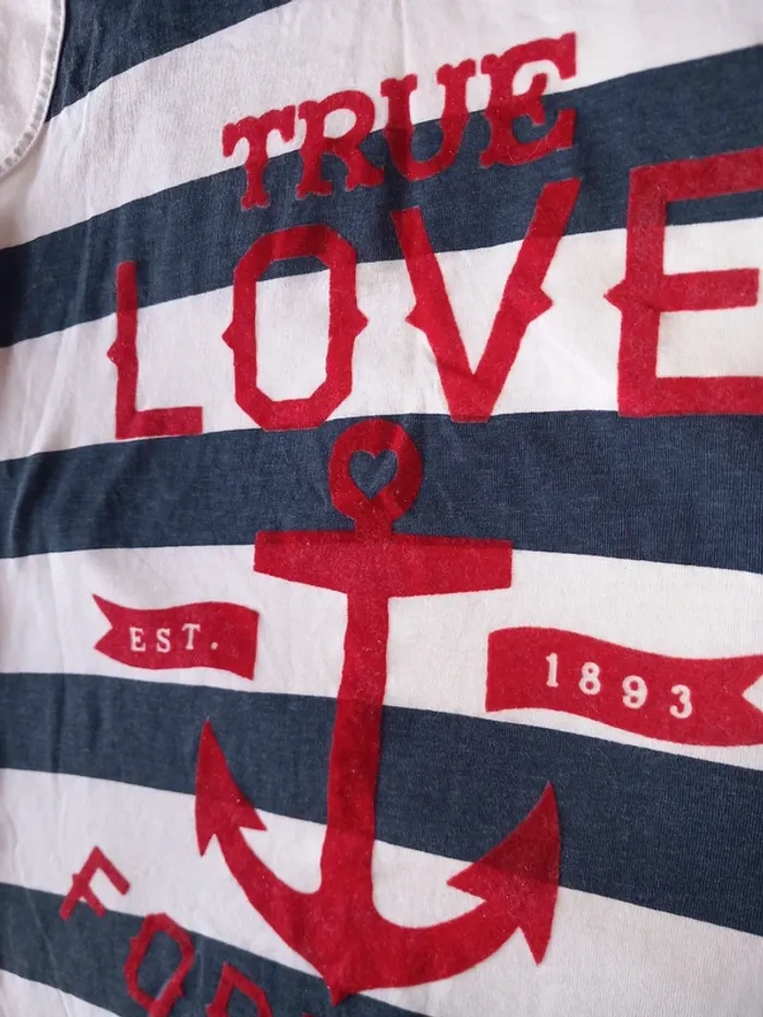 Débardeur T-shirt navy marine - photo numéro 2