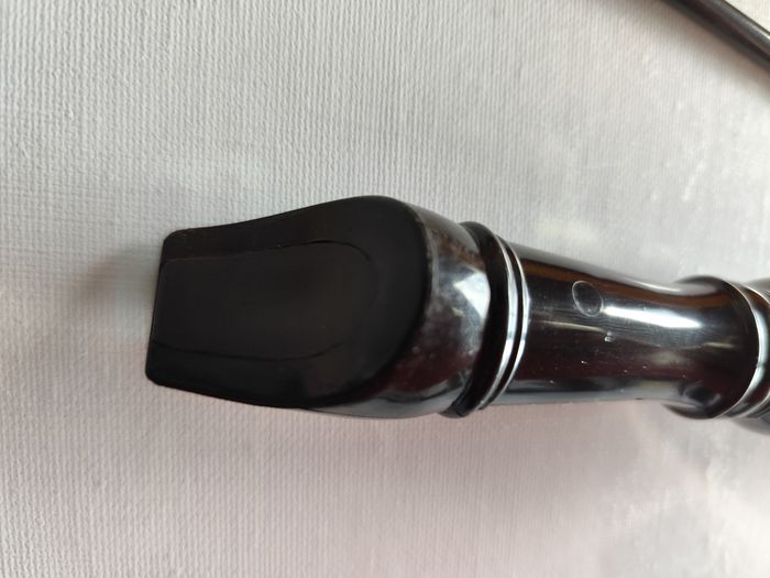 Flute a bec plastique noir avec son etui marque rahma - photo numéro 4