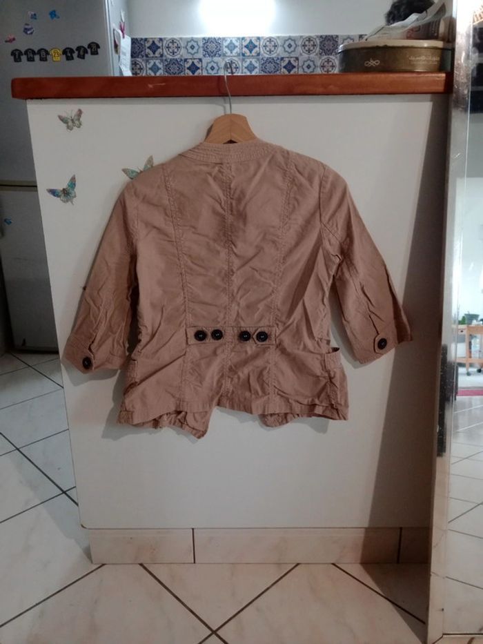 Veste femme 36 marron beige c 77 - photo numéro 13