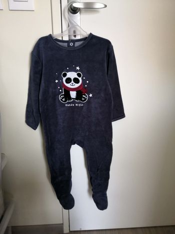 Dors bien en velours avec animation (Bleu, Panda) 18 mois (86 cm) Kiabi