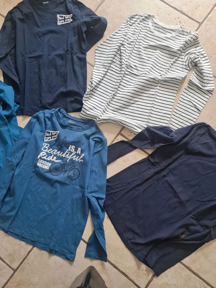 5 hauts manches longues 14 ans vertbaudet neuf - photo numéro 7