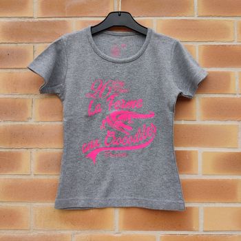 T-shirt fille 10 ans gris "Avomarks" neuf