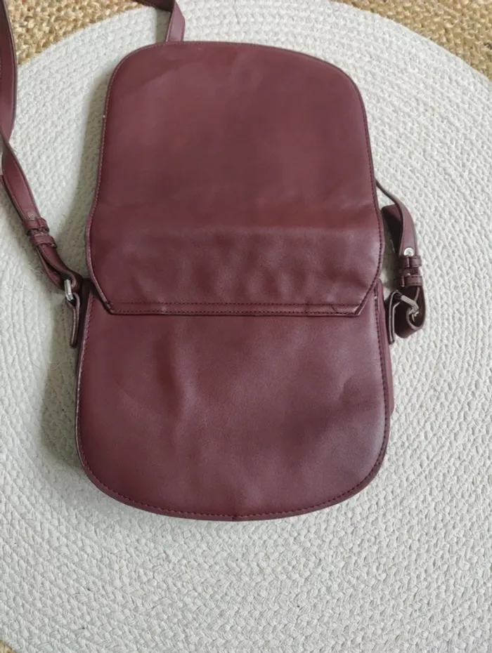 Sac bandoulière bordeaux - photo numéro 6