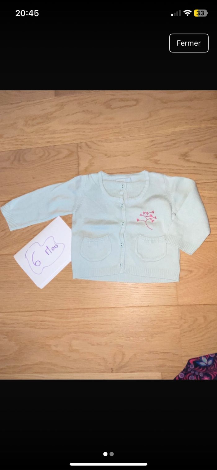 Lot pull gilets 6 mois - photo numéro 6