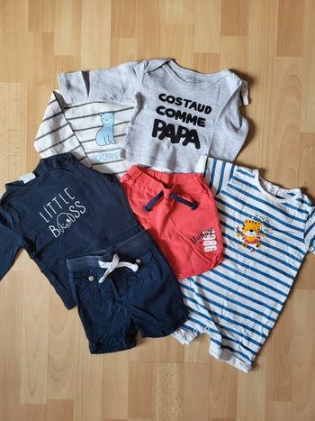 Lot de vêtements bébé garçon