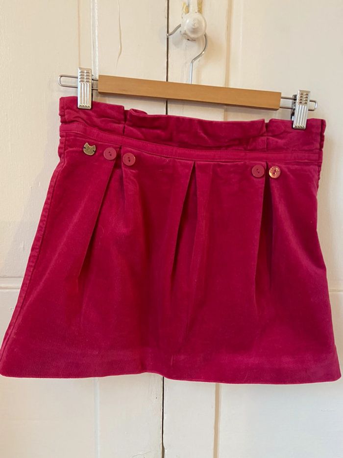 Mini jupe velours fuschia Okaïdi 14 ans - photo numéro 6