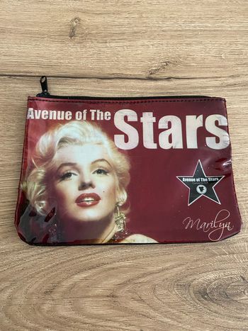 Petite pochette plastifiée marilyn Monroe avenue of the stars