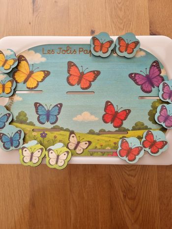 Petit insert pour bac Trofast ikea Thème " jolis papillons "