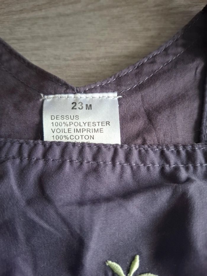 Magnifique robe violette 23 mois - photo numéro 3