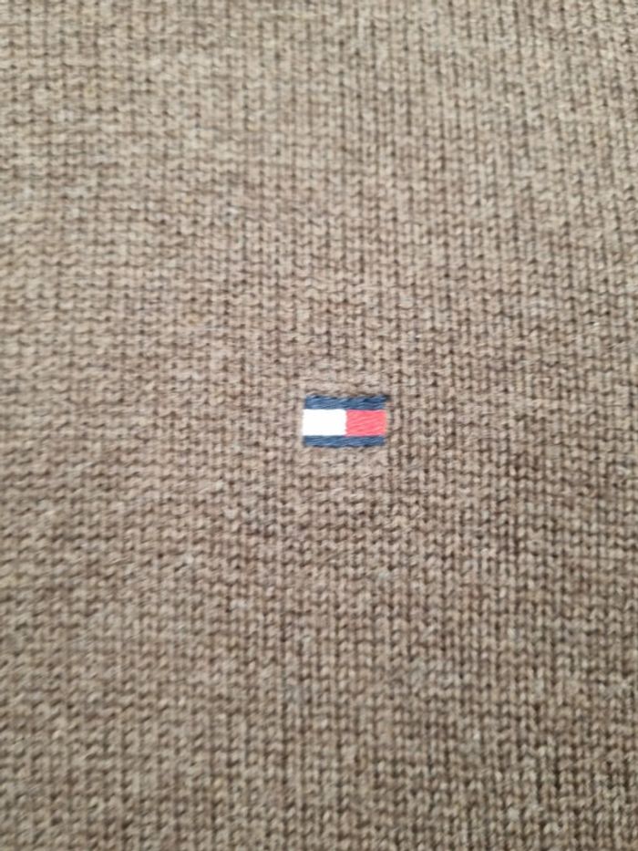 Veste zippée Tommy Hilfiger marron – Taille L Homme (mesures en photos) - photo numéro 7