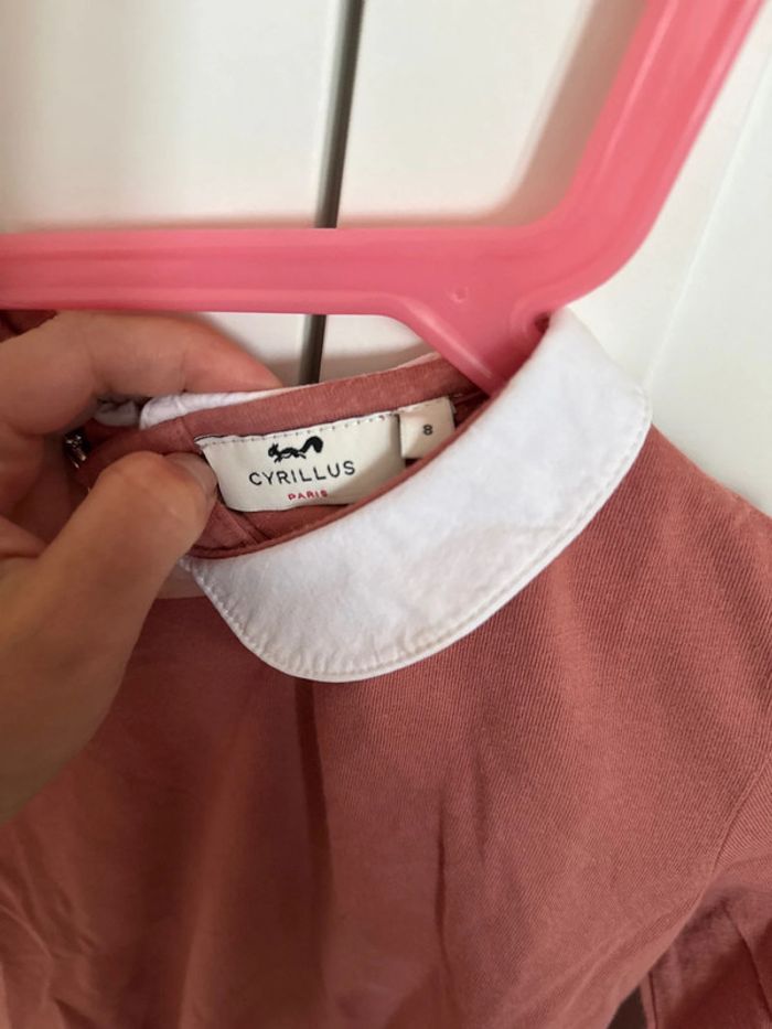 T-shirt col Claudine Cyrillus 8 ans - photo numéro 2