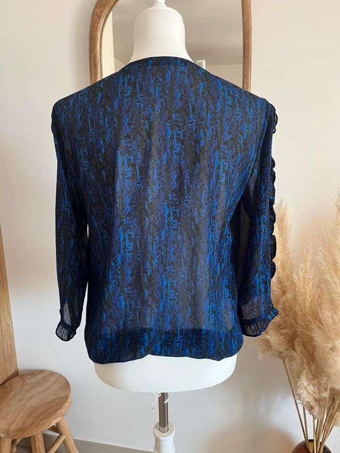 Blouse bleue et transparente School Rag - photo numéro 5