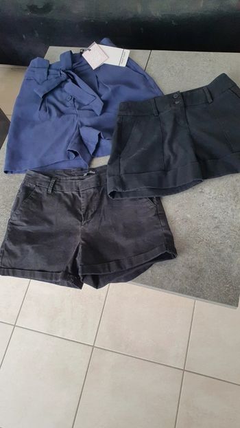 3 shorts en xs