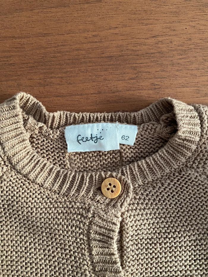 Gilet marron mixte - photo numéro 2