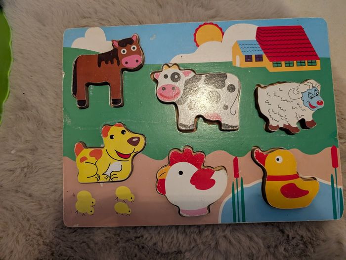 Lot 4 puzzles bois - photo numéro 2