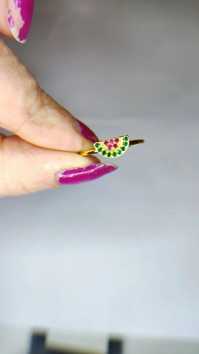 Bague alma&co laiton doré à l'or fin 18k - photo numéro 7