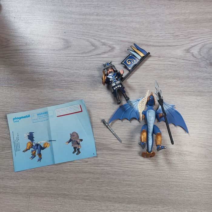 Playmobil 5464 dragon des glaces avec combattant Complet - photo numéro 3