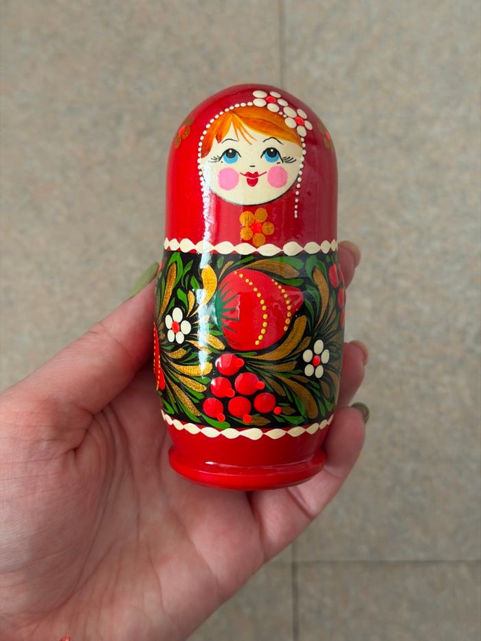 Poupée Russe Matriochka - Traditionnelle, En Bois, Vintage, Collection