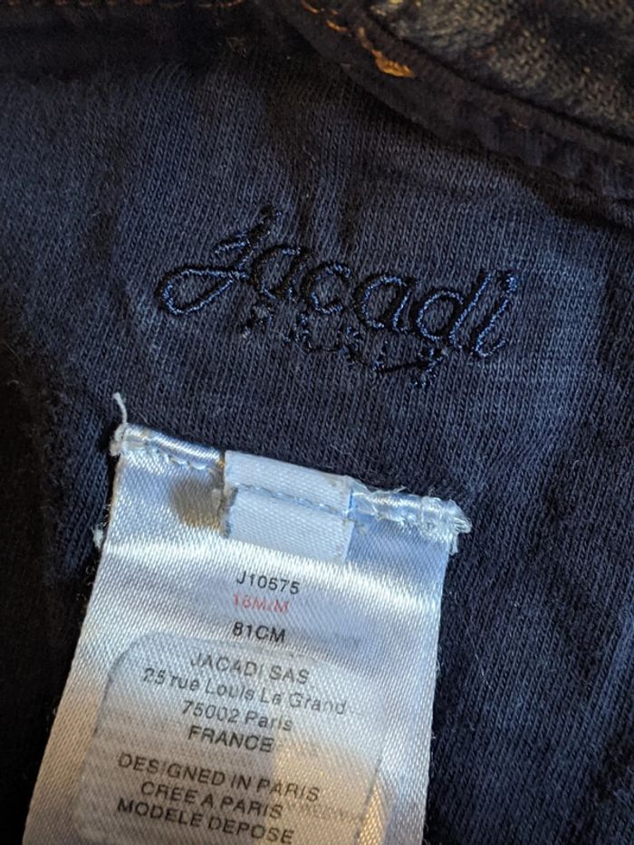 Lot de 2 salopettes en jeans 18 mois - photo numéro 6
