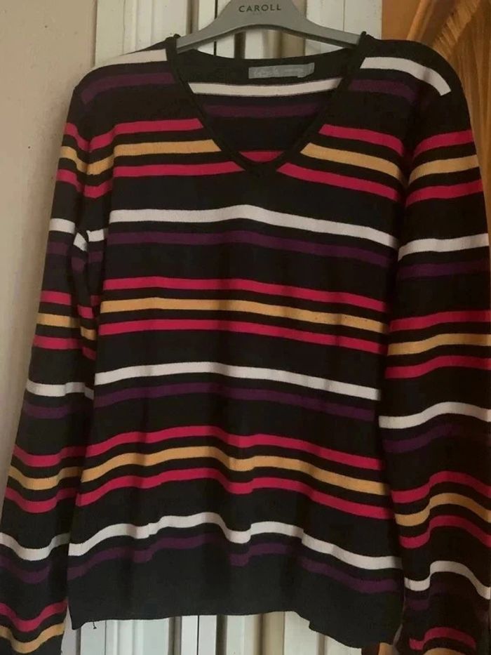 Pull rayé Lafayette collection taille 3