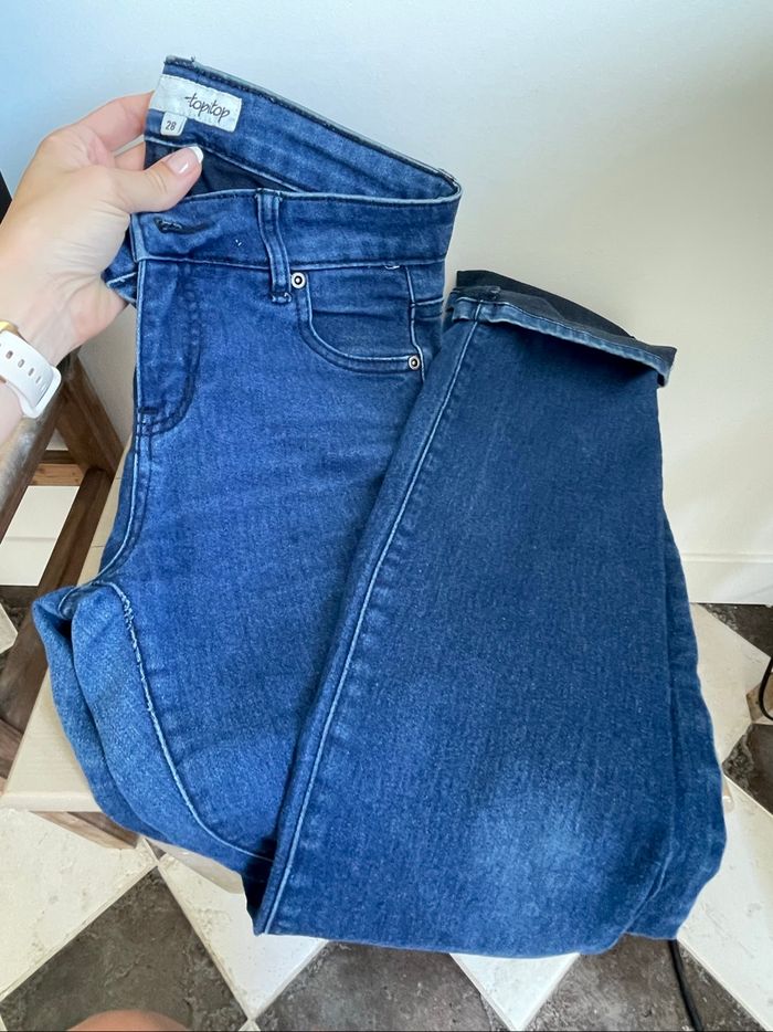Jean skinny bleu