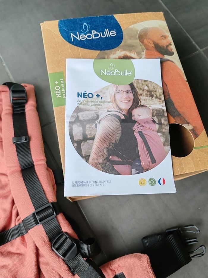 Porte bébé Néo Plus Neobulle Acajou - photo numéro 8